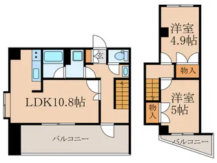 シャトー・ド・デューカル【8階】の間取り