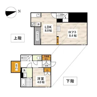 ADC西熊本N2132【1階】の間取り