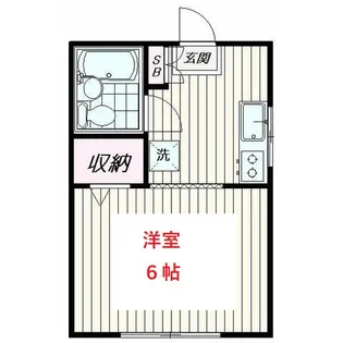 パミール南馬込【1階】の間取り