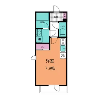 レジディア文京小石川【2階】の間取り