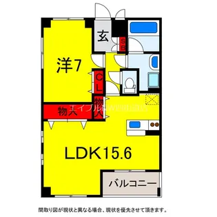 千葉県佐倉市宮小路町【マンション】の間取り