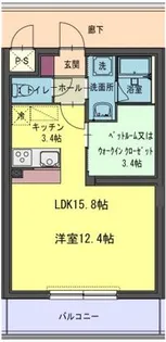 コルトーナ壱番館【3階】の間取り