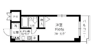 東京都小金井市中町3【マンション】の間取り