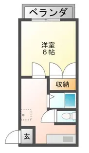 サンハイツ乙多見【1階】の間取り