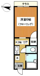 クレオ弘明寺【1階】の間取り