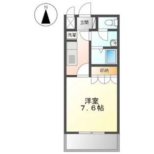 68シェルル【2階】の間取り