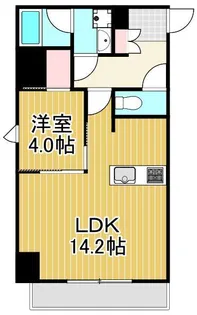 メインステージ五反野II【10階】の間取り