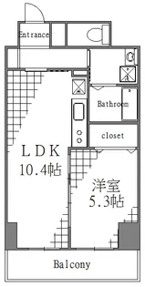 東京都江東区大島3【マンション】の間取り