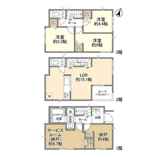 埼玉県さいたま市桜区田島4【一戸建】の間取り