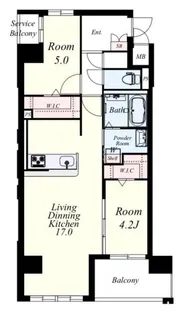 エクストラ パレス【6階】の間取り