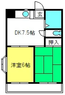 セザンヌP7【1階】の間取り