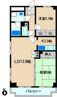 ウィステリア ヴィラ【4階】の間取り