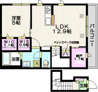 エマーサの間取り