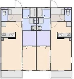 メルベーユコート C【1階】の間取り