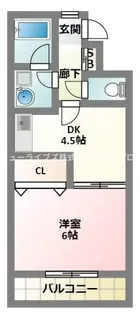 ユーベル1【3階】の間取り