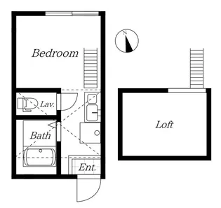 G・Aヒルズ山手II B棟【2階】の間取り