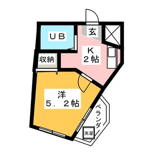 エバーグレース子安【3階】の間取り