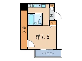 マンションくすのきの丘【4階】の間取り