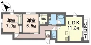 東京都調布市仙川町2【マンション】の間取り