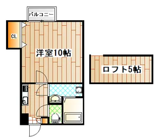 第2ネオMIコーポ【2階】の間取り