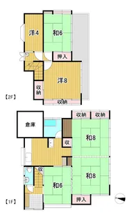 茨城県常陸太田市宮本町【一戸建】の間取り