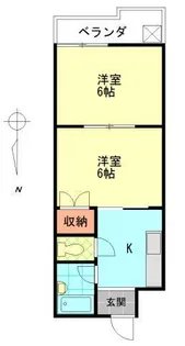 シティタウン久永No.2【1階】の間取り