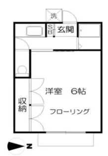 サニーハイツ榎本【1階】の間取り