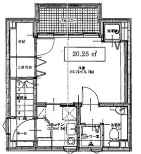 シーワイ代々木【4階】の間取り