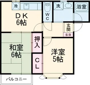 フレシール町田II【2階】の間取り