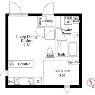 CASA FIORE 日暮里【2階】の間取り