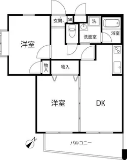 T’s garden MITAKADAI【1階】の間取り