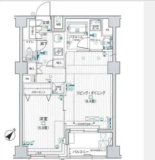 東京都墨田区京島2【マンション】の間取り