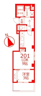 A・R横浜【2階】の間取り
