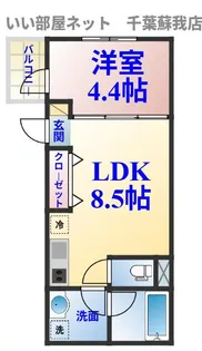 松山ビル【3階】の間取り