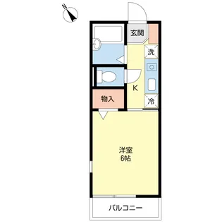 ファミールエムユー【2階】の間取り