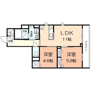 神奈川県相模原市緑区元橋本町【アパート】の間取り