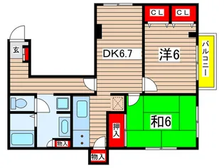 江上ビルの間取り
