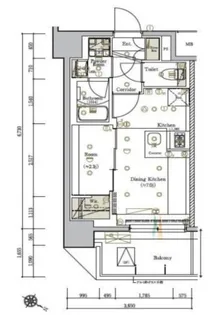 東京都北区田端3【マンション】の間取り