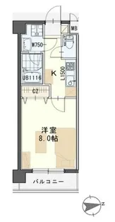 ヴィンテージ北山【5階】の間取り