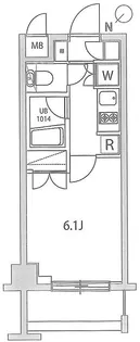エルヴィエントアース墨田吾妻【3階】の間取り