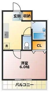 フローラルハイツ【3階】の間取り