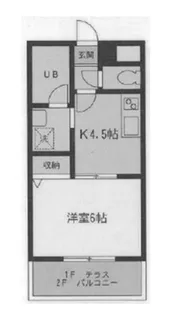 べルピア藤沢善行第4【1階】の間取り