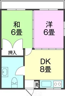コーポ丸蔵【3階】の間取り