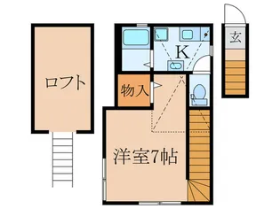 ヴィエント井草【2階】の間取り