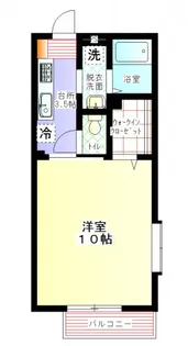 バリーヒルズ高井【2階】の間取り