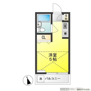 コーポクラバヤシ【2階】の間取り