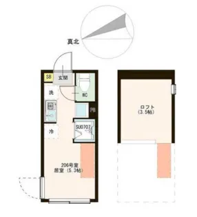 Urban Terrace ときわ台【2階】の間取り