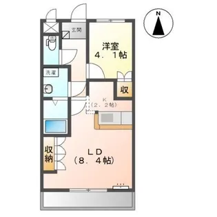 ヒールコート沢田【3階】の間取り