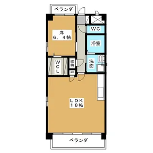 セントレジス【1階】の間取り