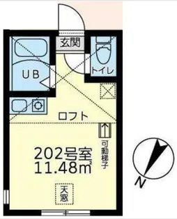 ユナイト六浦パーリーの杜【2階】の間取り